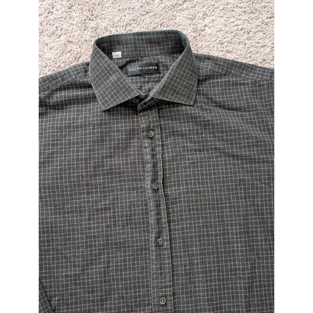 Ralph Lauren Shirt Mens XL Button Up Multi-Color Plaid Classic Fit Preppy